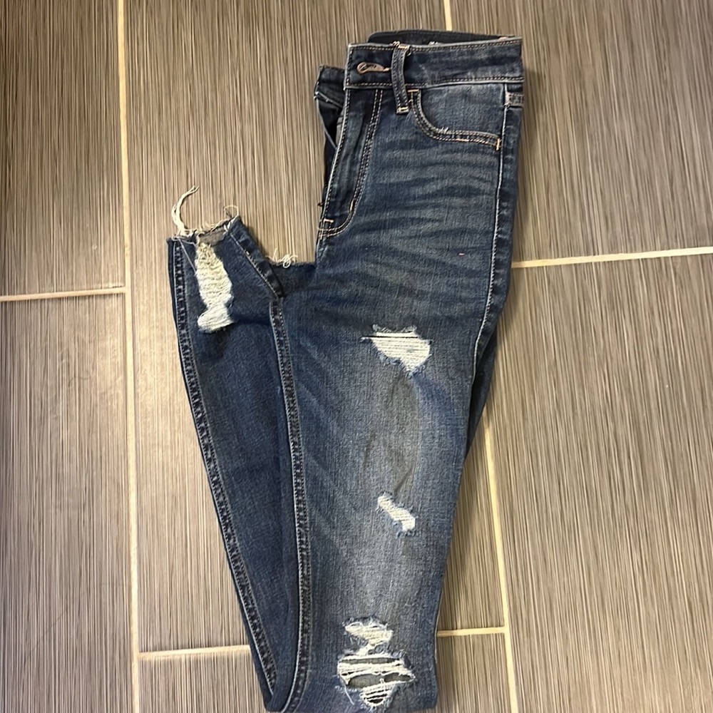 NEW Hollister High-Rise Super Skinny Classic Stretch jeans Size00R